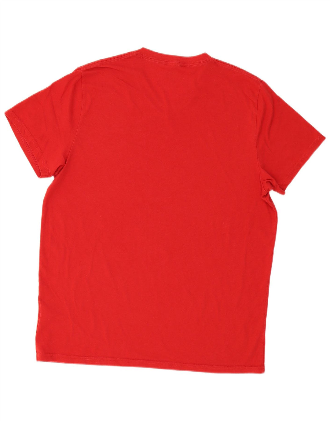 HOLLISTER Mens T-Shirt Top Medium Red Cotton
