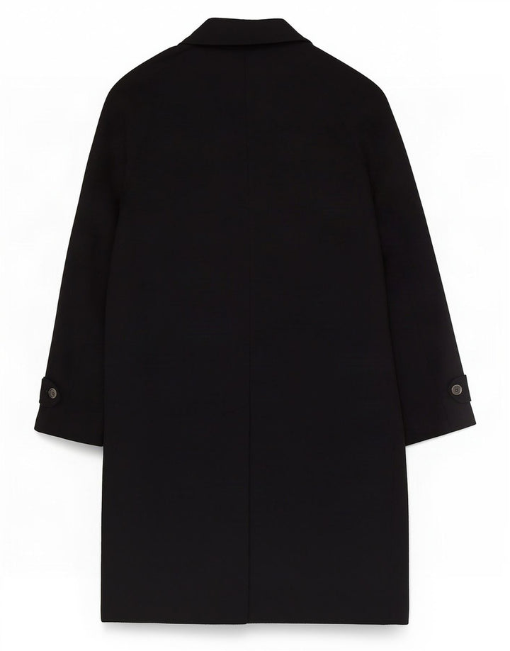 Piccadilly Herre Overfrakke UK 38 Medium Navy Blue Uld