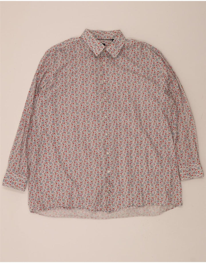 JOOP Mens Modern Fit Shirt Size 48 19 3XL Multicoloured Floral Vintage Joop and Second-Hand Joop from Messina Hembry 