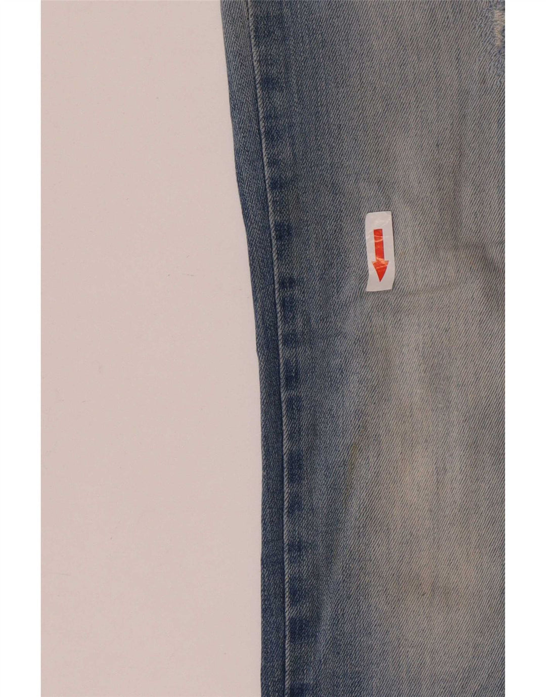 Diesel Dame Distressed Super Slim Jeans W29 L28 Blå Bomuld