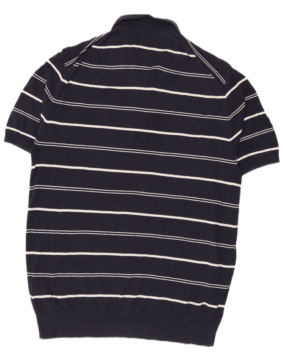 MARKS & SPENCER Herre Autograph Polo Neck Jumper Sweater Large Navy Blue
