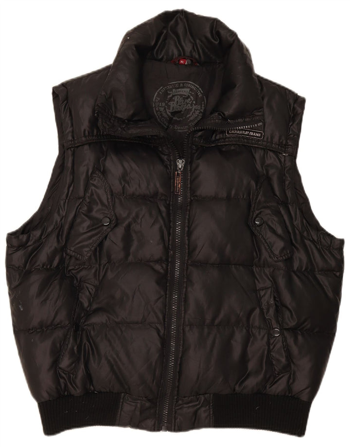 Carrera Herre Polstret Gilet UK 42 XL Sort Polyester