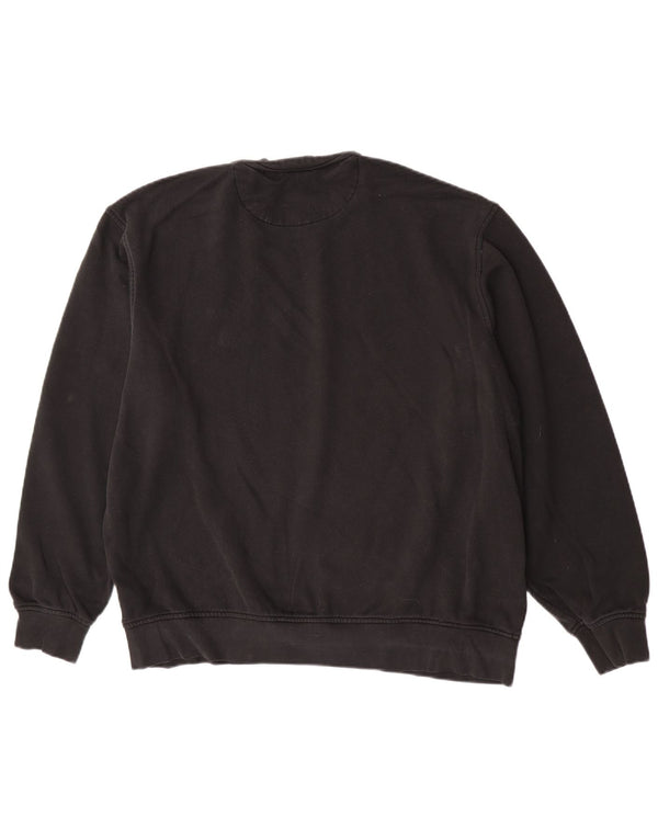 Lacoste Herre Sweatshirt Jumper Størrelse 7 2XL Sort Bomuld