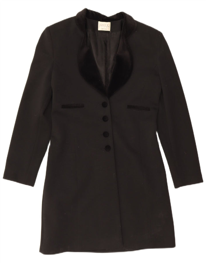 Caracciolo Dame 4-knap 2-delt sæt IT 44 Medium Sort Polyester