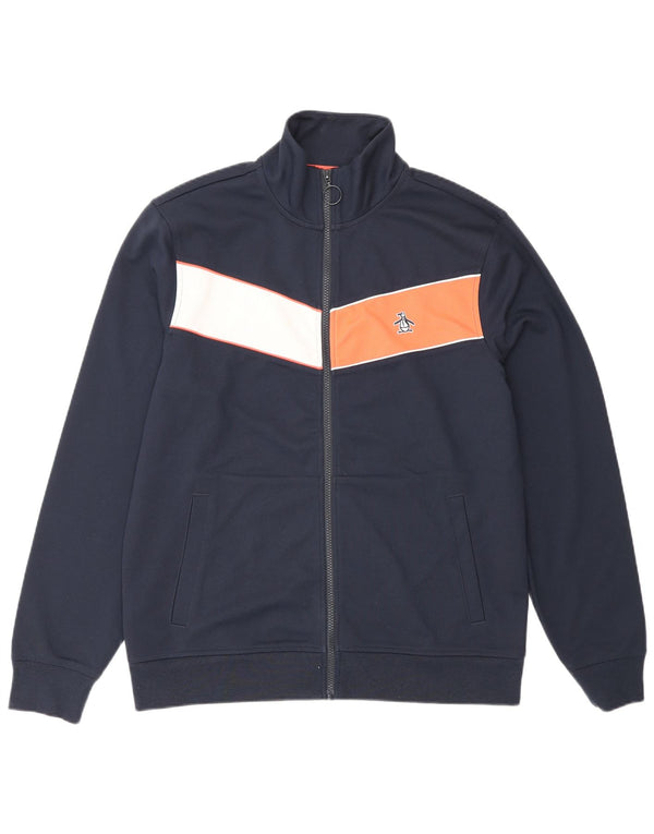 Penguin Herre træningsdragt Topjakke Medium Marineblå Colourblock Sports