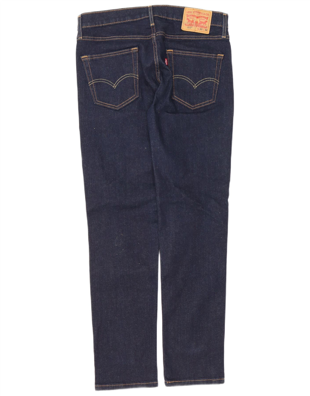 Levi's Herre 511 Slim Jeans W33 L32 Marineblå Bomuld