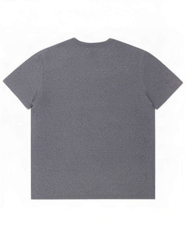 Mossimo Herre Athletic Fit T-Shirt Top 2XL Blå Flecked Bomuld