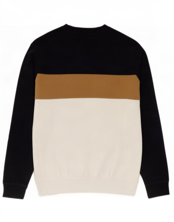 Zara Mens Sweatshirt Jumper Medium Multicoloured Colourblock