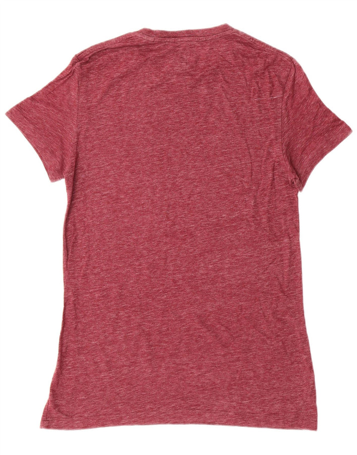 JACK WILLS Herre T-Shirt XS Bourgogne bomuld