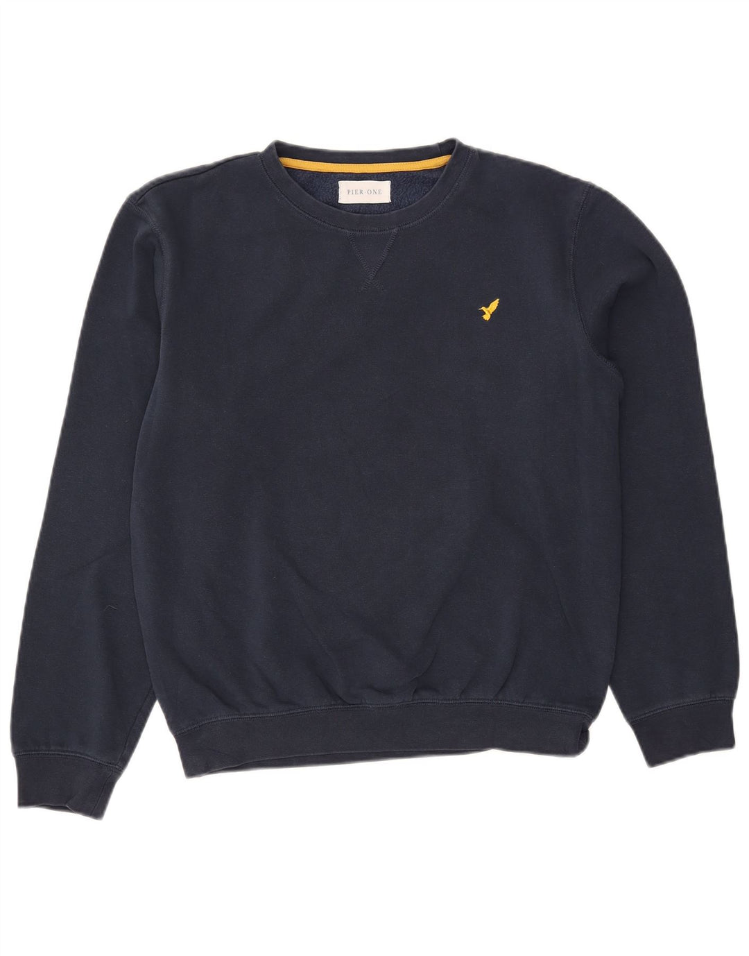 Pier One Herre Sweatshirt Jumper Small Navy Blue