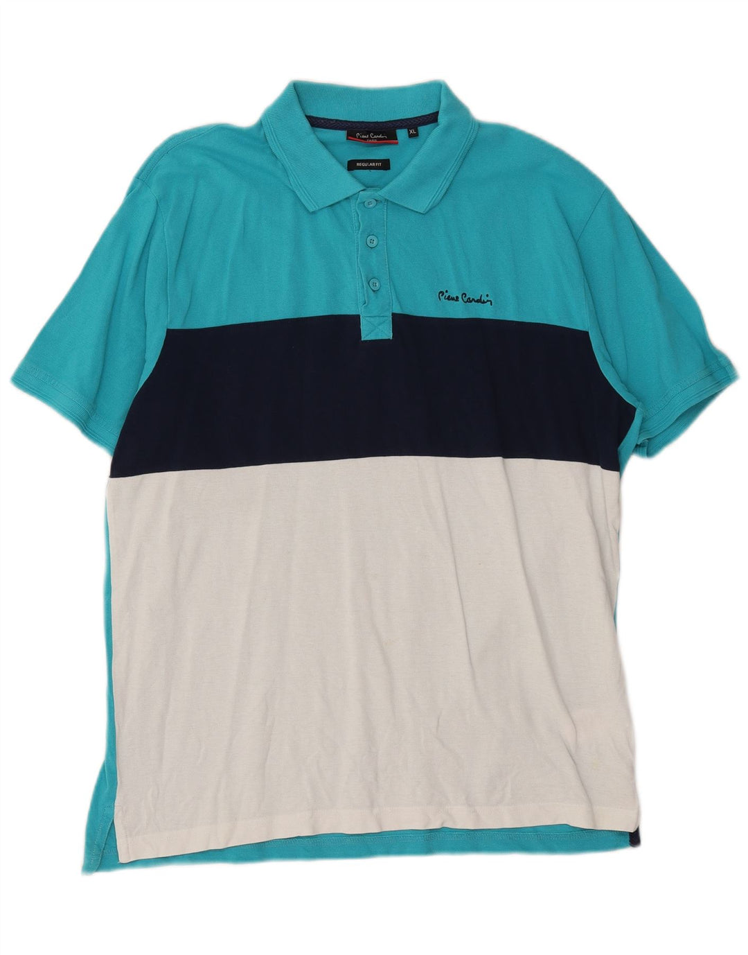 Pierre Cardin Herre Regular Fit Polo Shirt XL Flerfarvet Colourblock