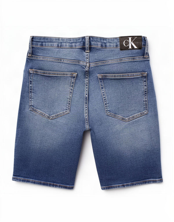 Calvin Klein Boys Denim Shorts 15-16 år W30 Blå