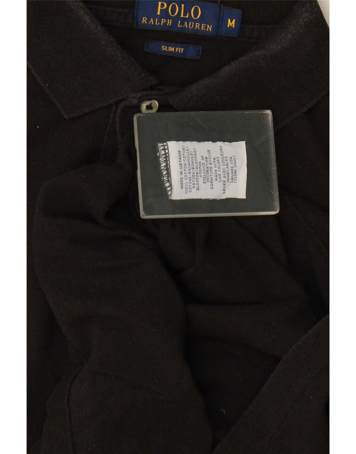 Polo Ralph Lauren Herre Slim Fit skjorte Medium Sort Bomuld