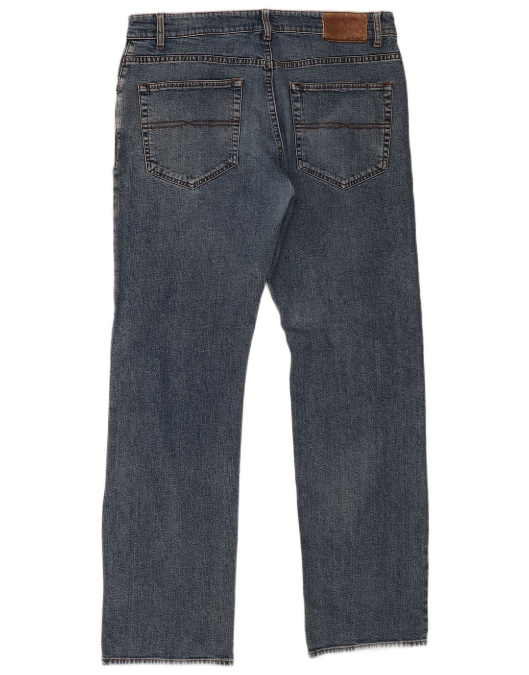 Gant Straight Jeans til mænd W34 L32 blå bomuld