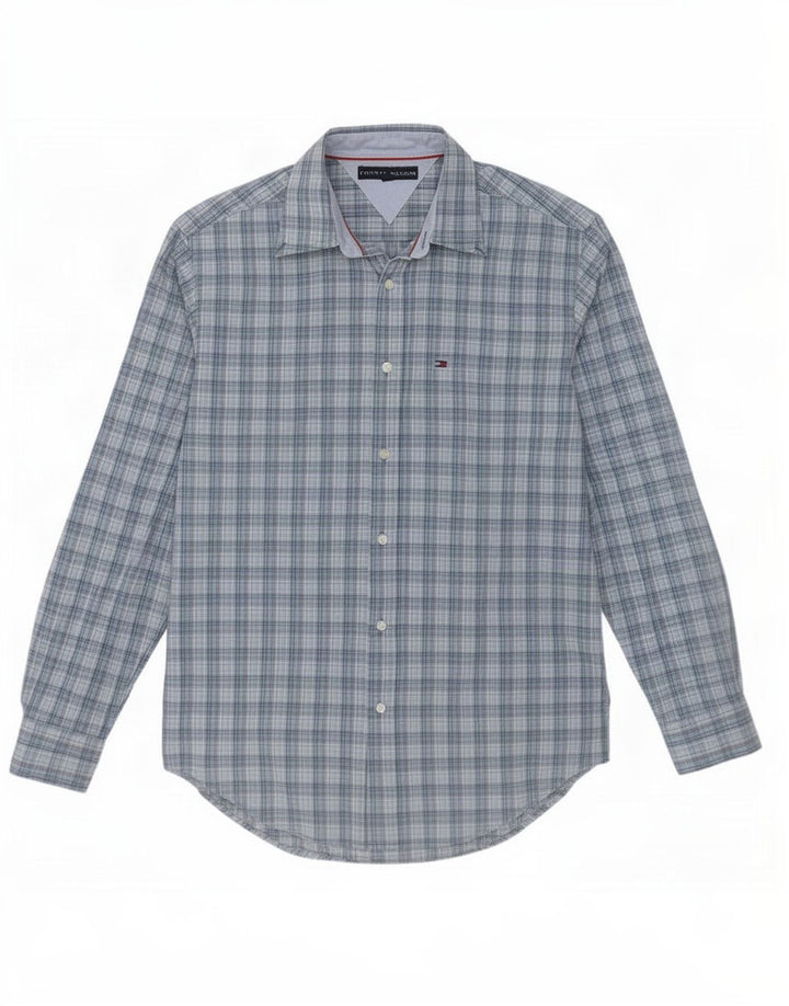 Tommy Hilfiger Herreskjorte Lille Blå Plaid