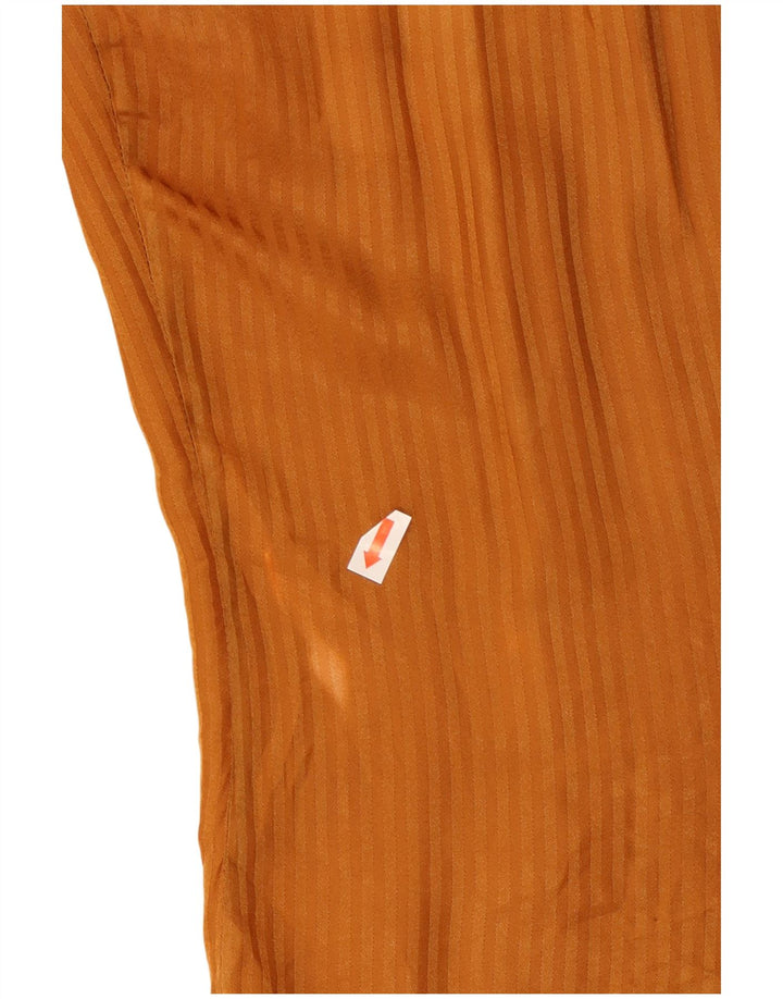 Vintage dameskjorte bluse IT 46 Stor orange stribet