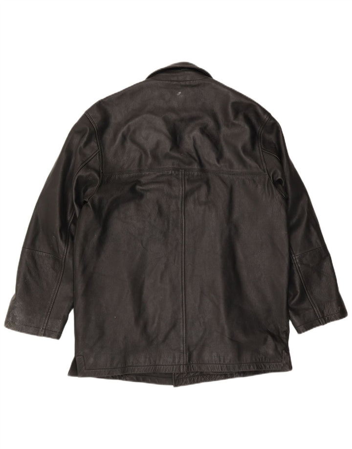 Kartel Herre Læderjakke UK 40 Large Sort