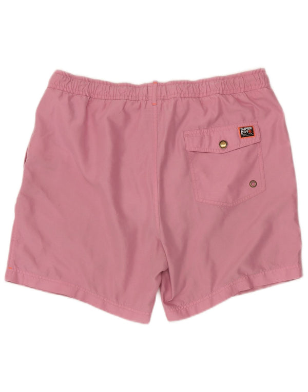 Superdry Badeshorts til mænd XL Pink Polyester