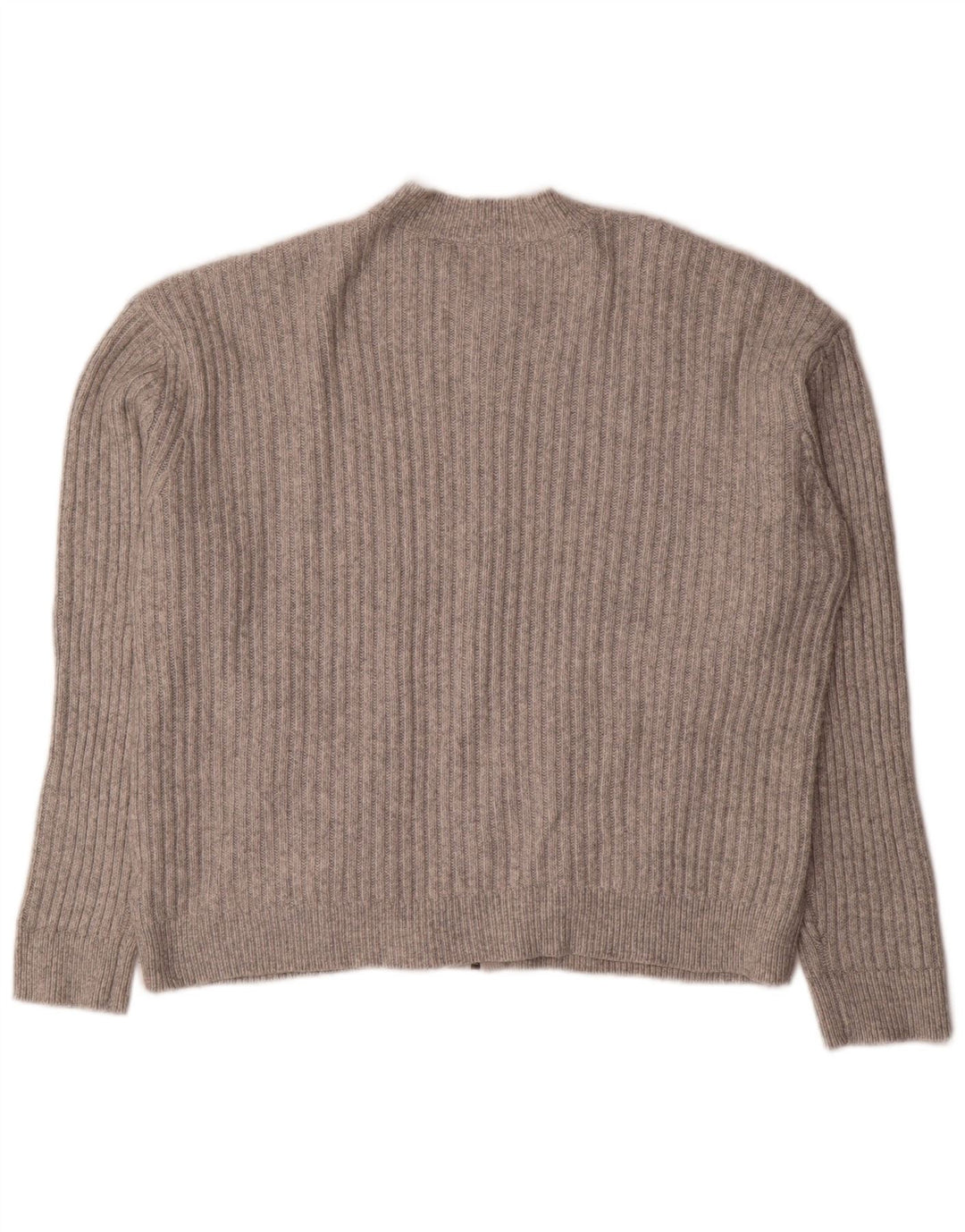 Marks & Spencer Dame Oversized Crop Cardigan Sweater UK 16 Large Grey