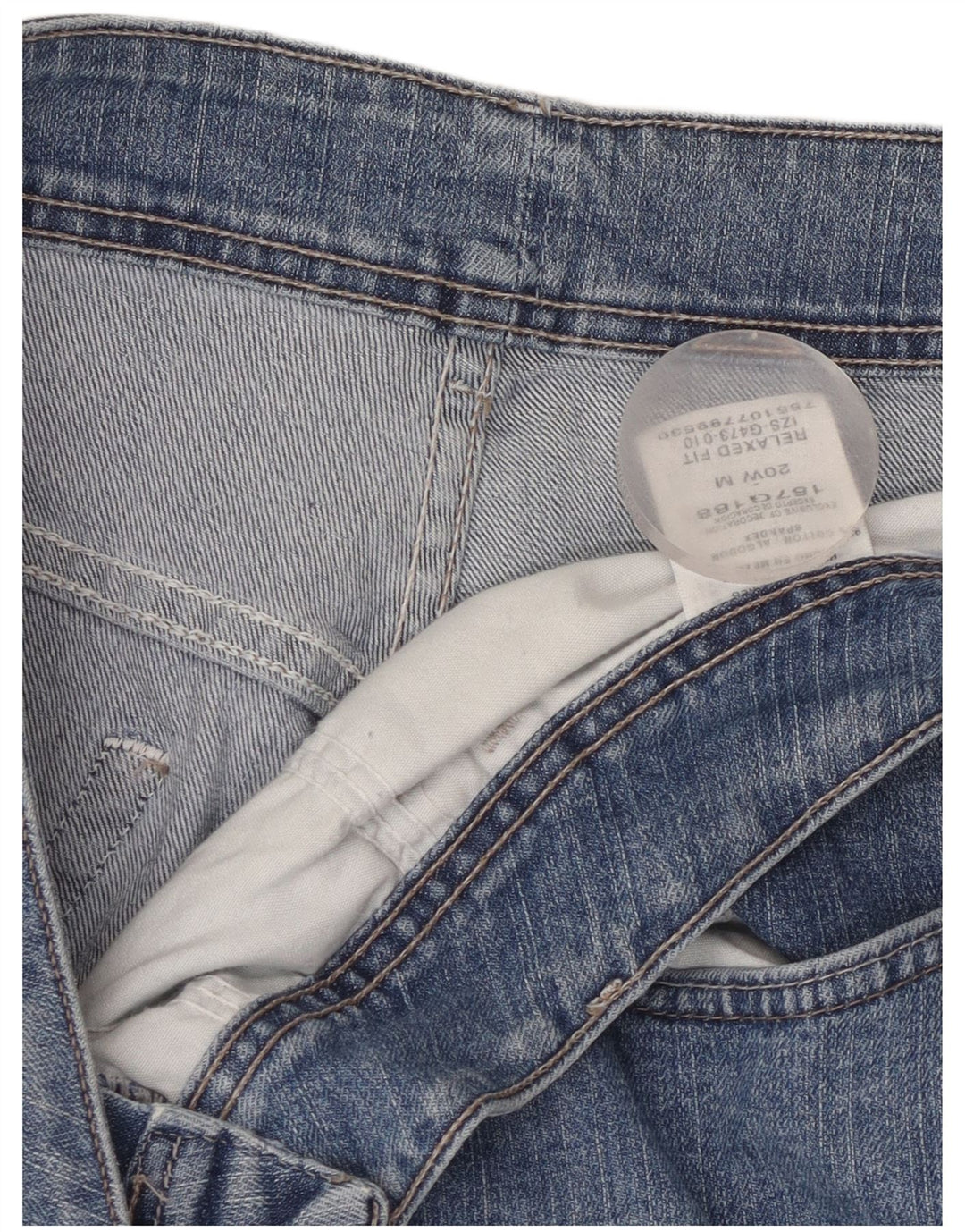 LEE Womens Relaxed Fit denimshorts US 20 3XL W38 Blue Cotton