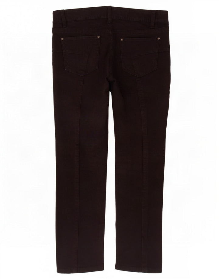 Massimo Dutti Dame Slim Jeans EU 40 Medium W30 L30 Sort Bomuld