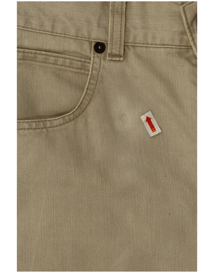 Armani Straight Jeans til mænd W36 L28 Beige Bomuld