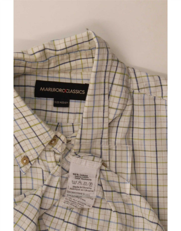 Marlboro Classics Herreskjorte Medium White Ternet Bomuld