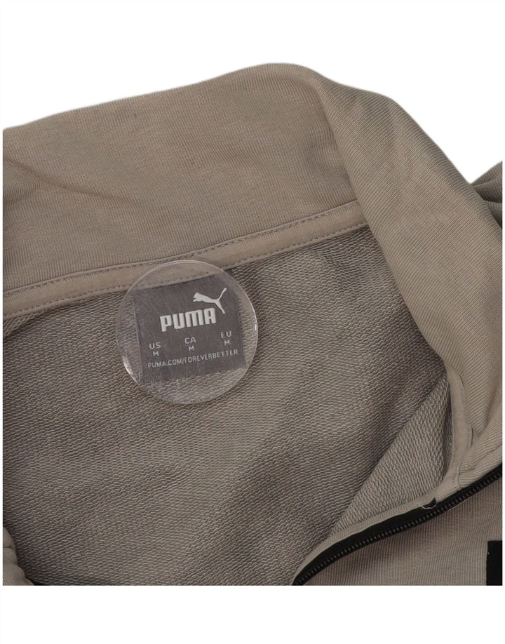 Puma Sweatshirt med lynlås til mænd mellem grå