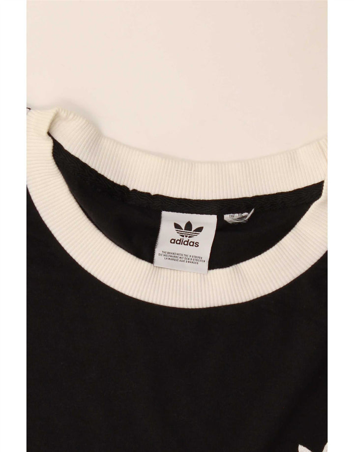 Adidas Herre T-Shirt Top Stor Sort