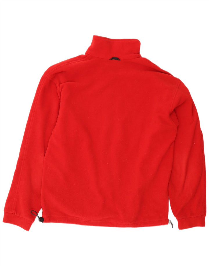 SALEWA Mens Polarlite Fleece Jacket UK 38 Medium Red Polyester