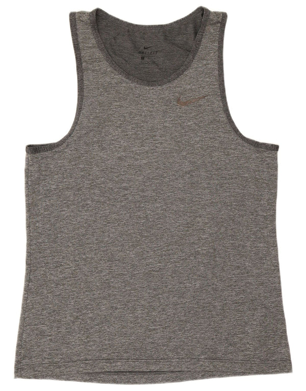 Nike Herre Dri Fit Vest Top Large Grå Flecked