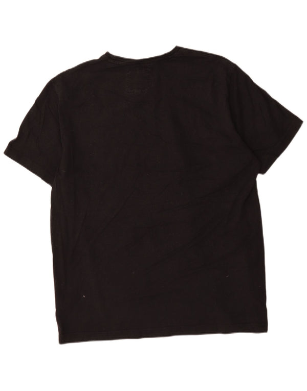 Crew Clothing Herre T-Shirt Top XL Sort Bomuld