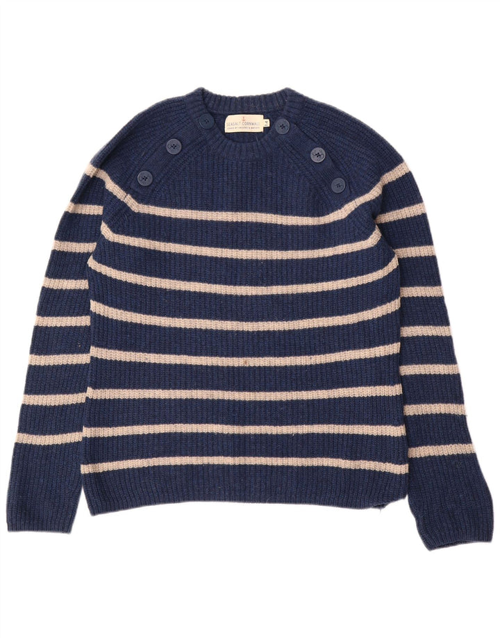 SEASALT CORNWALL Dame sweater med rund hals DK 14 Stor marineblå
