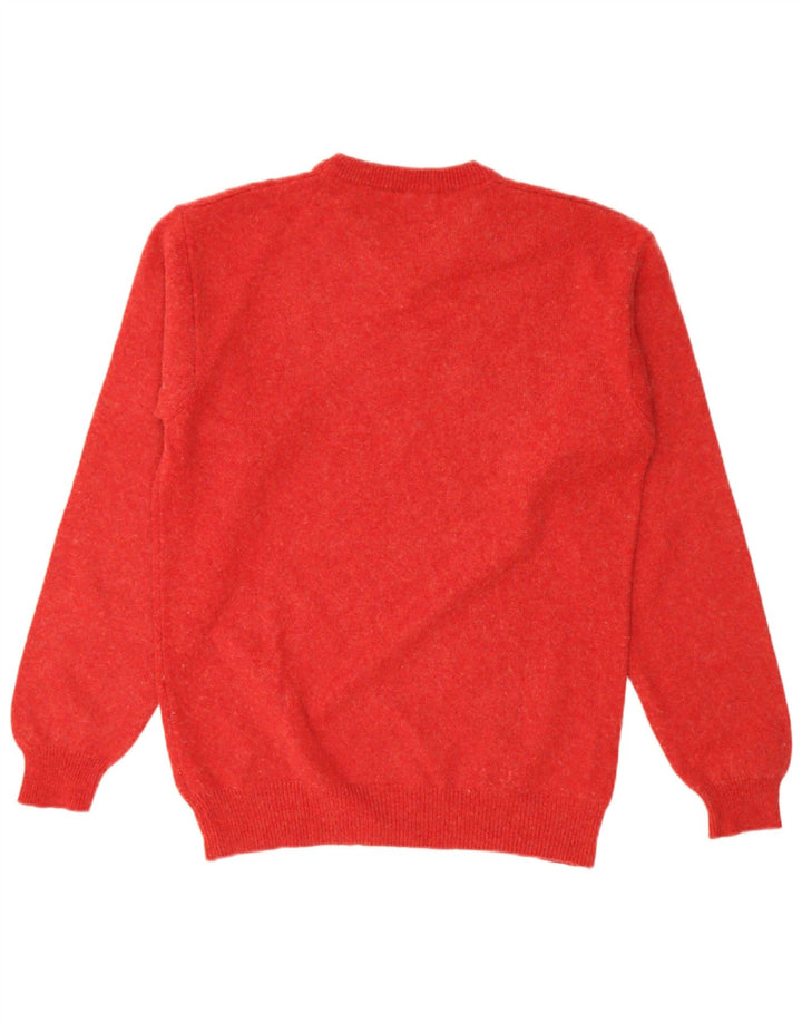 Marlboro Classics Herre V-hals sweater Medium Rød Uld
