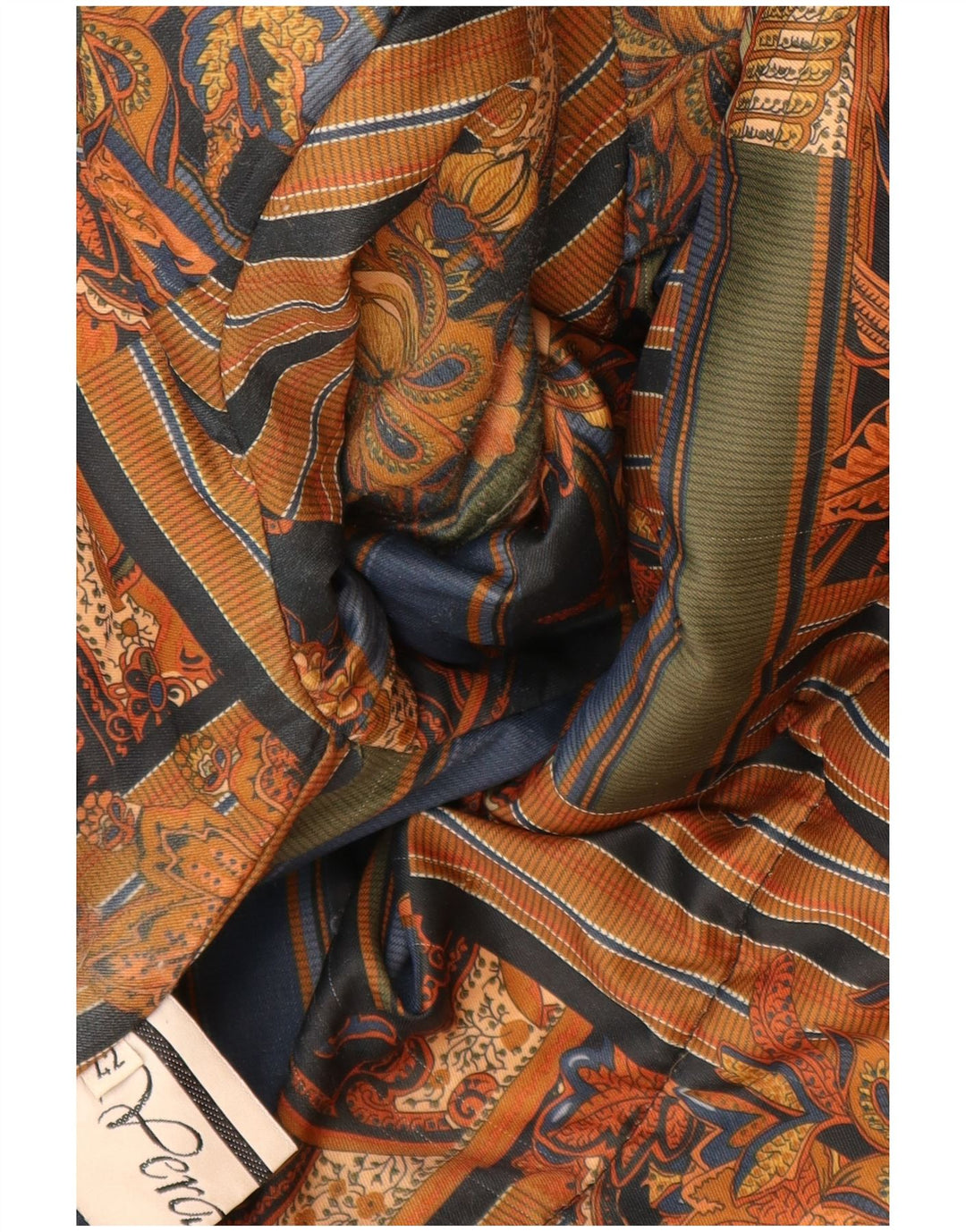 Vintage Dame Oversized Ruskind Dobbeltradet Frakke IT 42 Medium Brun