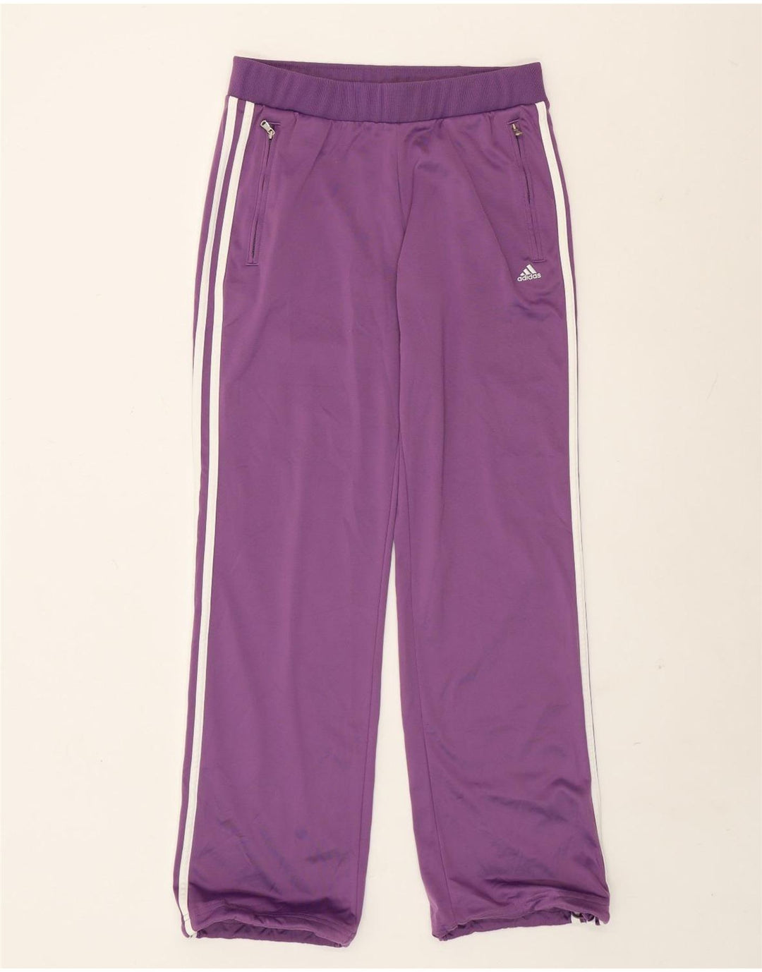 Adidas Træningsdragtsbukser til kvinder UK 14 Medium Lilla Polyester