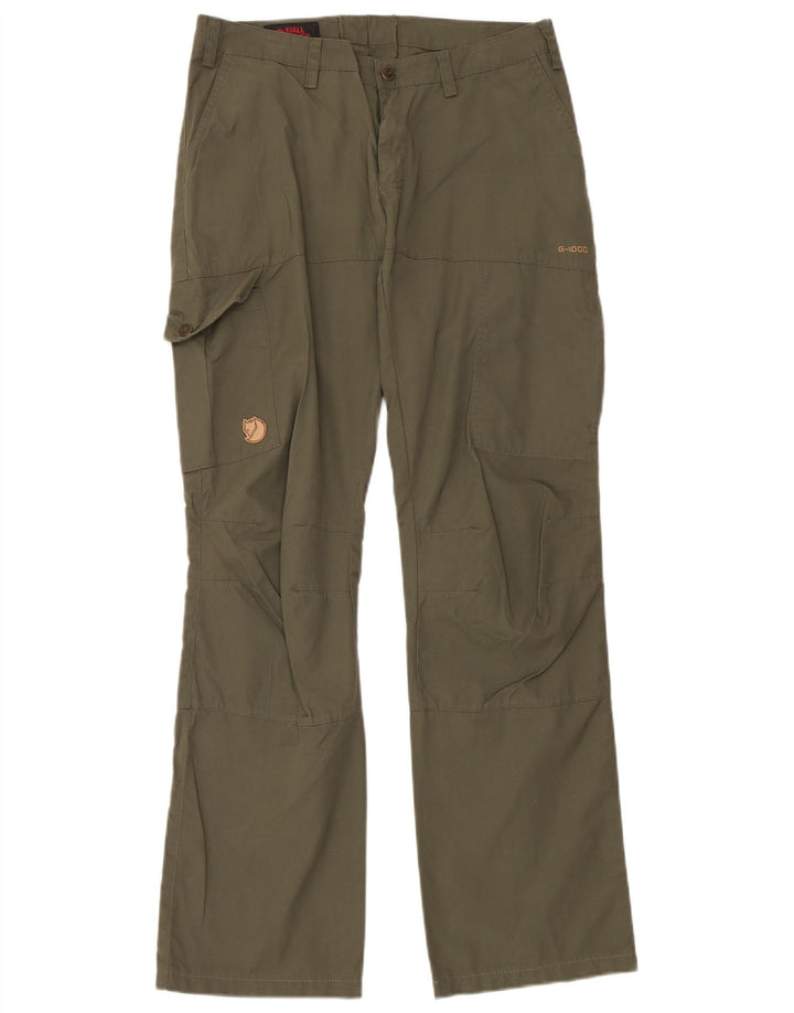 Fjall Raven Dame Bootcut Cargo Bukser EU 38 Medium W32 L33 Khaki