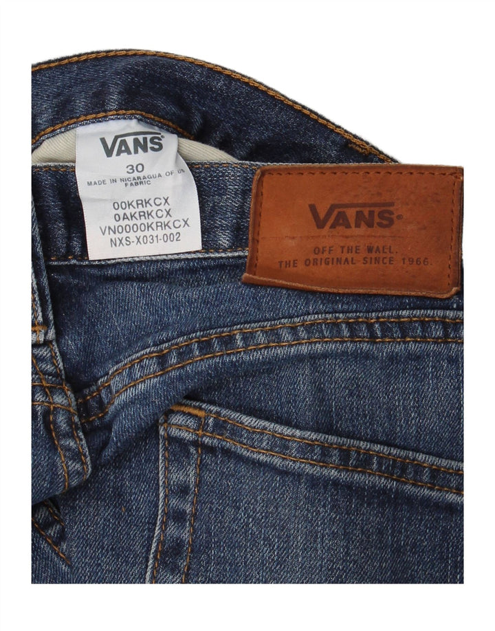 VANS Denimshorts til mænd W30 Medium Navyblå Bomuld