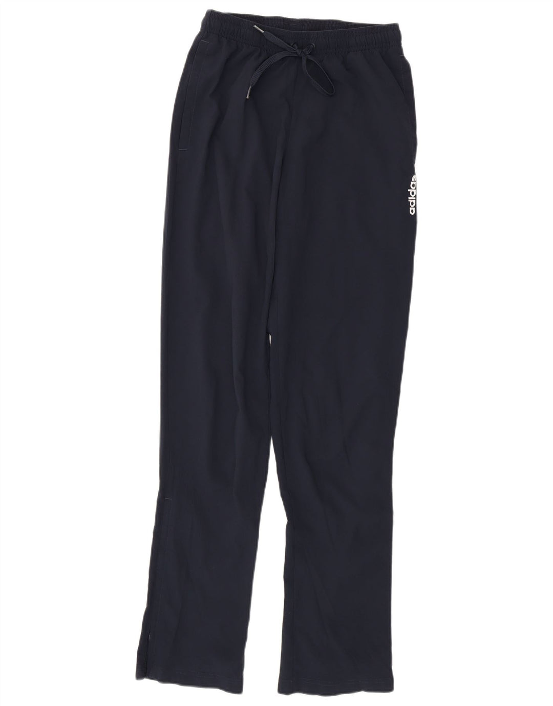 Adidas Dame træningsdragt Bukser UK 10 Small Navy Blue Polyester