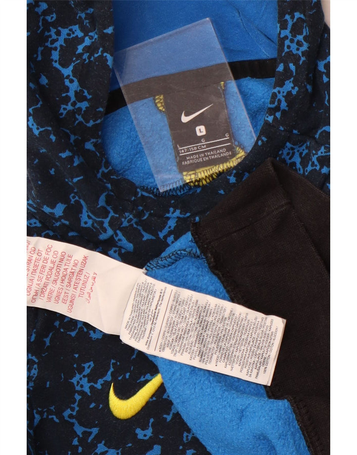 Nike Boys Inter Milan hættetrøje 12-13 år Stor marineblå plettet