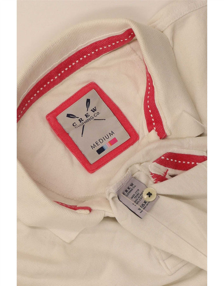 Besætningstøj Herre poloshirt Medium Off White Bomuld