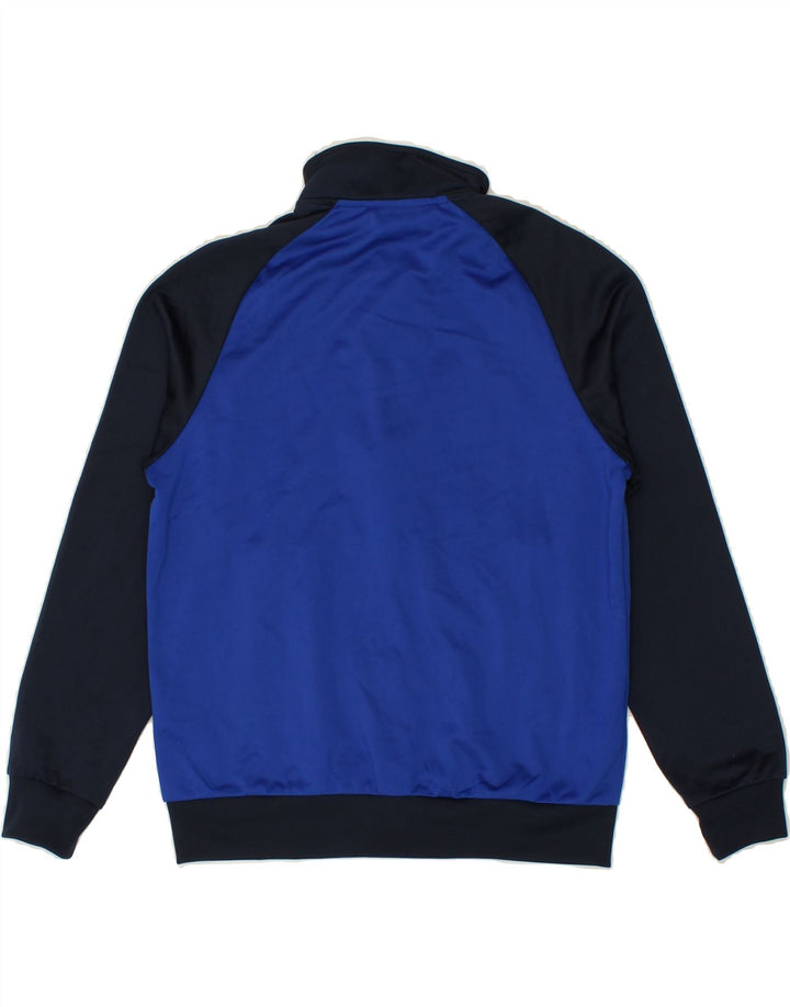 LOTTO Boys Tracksuit Top Jacket 14-15 Years Medium  Blue Colourblock Vintage Lotto and Second-Hand Lotto from Messina Hembry 