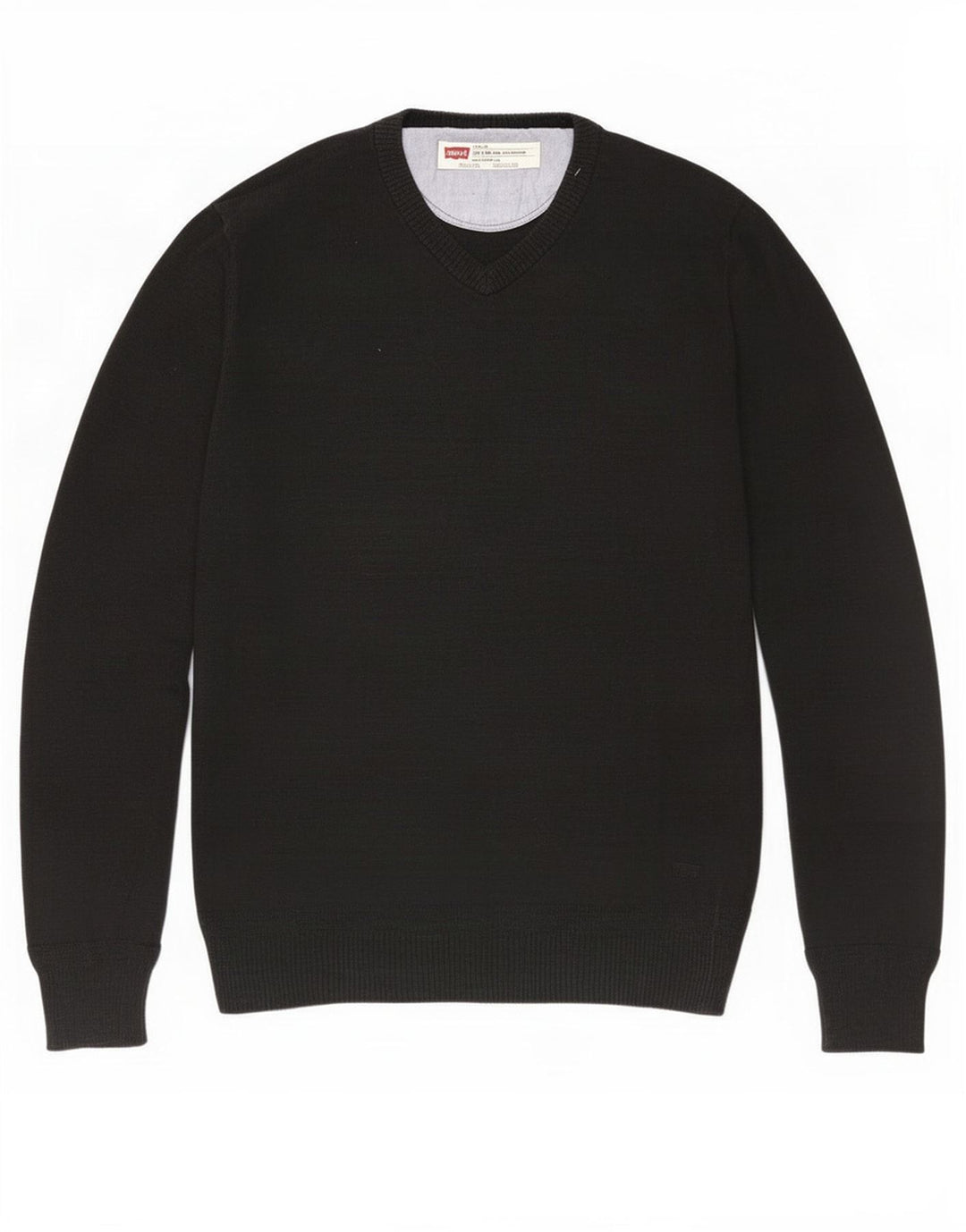 Levi's Herre Slim Fit V-hals sweater lille sort