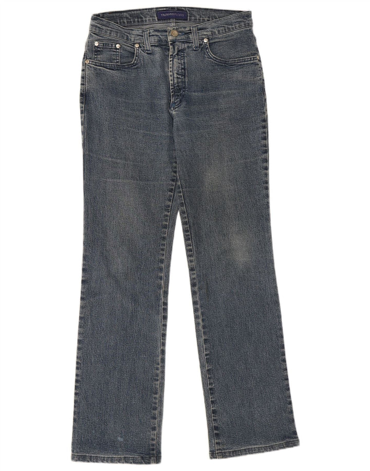 Trussardi lige jeans til kvinder W29 L30 blå bomuld