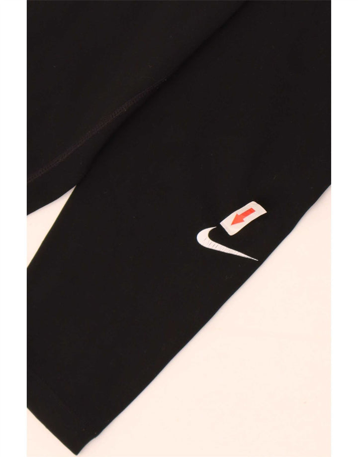 Nike Dame Dri Fit Leggings UK 4 XS Sort Polyester