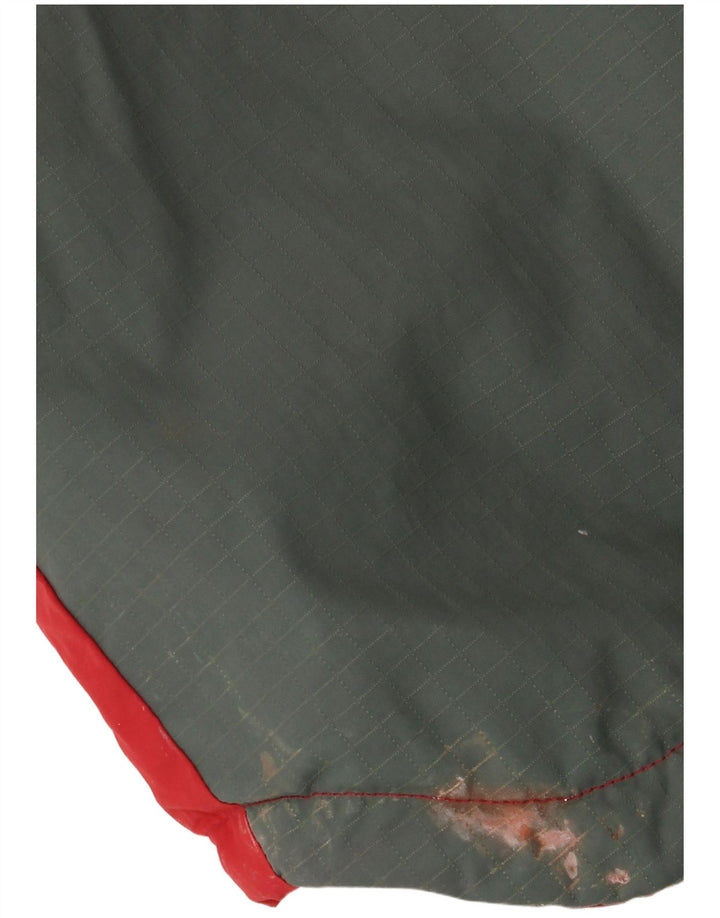 Fjall Raven Herre Hætte Skijakke UK 38 Medium Rød Colourblock Nylon