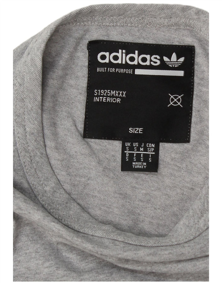 Adidas Grafisk T-shirt top til mænd, lille grå