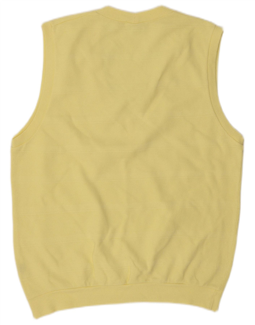 Maser M Herrevest Tank Top UK 40 Medium Gul Bomuld
