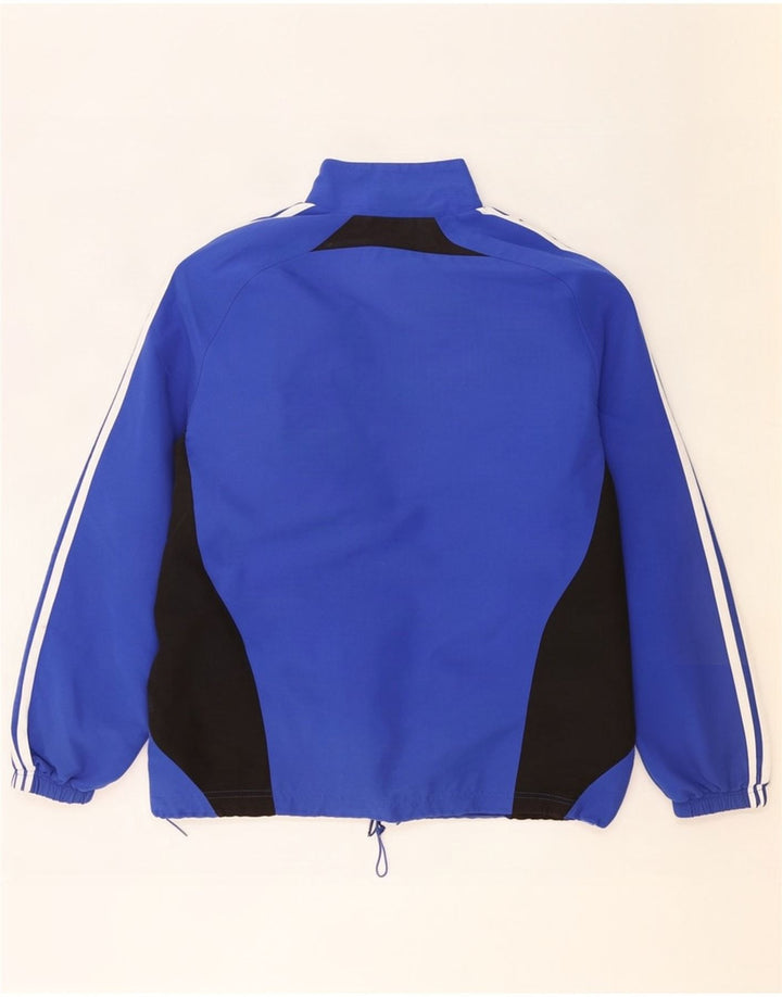 Adidas Herre grafisk træningsdragt Topjakke UK 38/40 Medium Blue Colourblock