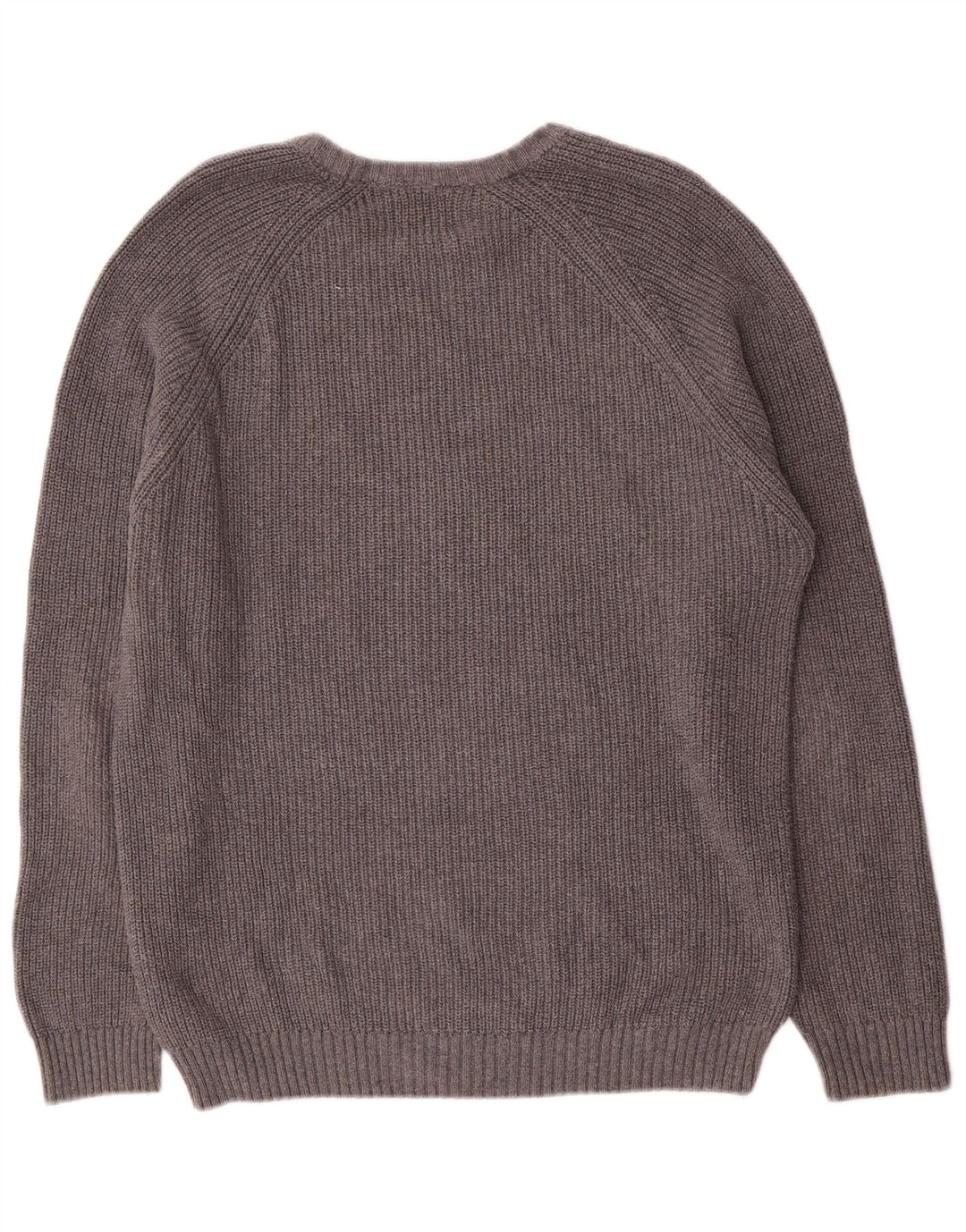 Zara Herre Boat Neck Jumper Sweater Medium Grey Bomuld